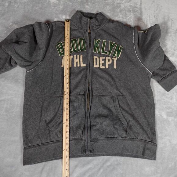 Old Navy Brooklyn Varsity Fleece Sweatshirt Mens 2XL Heavyweight Vintage Style - Picture 10 of 11